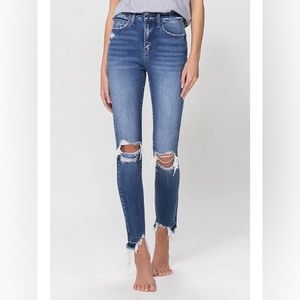 Flying monkey cropped skinny jeans